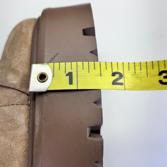 Steve Madden Reyen Platform Boot Women's Size 7.5 in Oatmeal Suede Chunky Sole - Picture 16 of 16